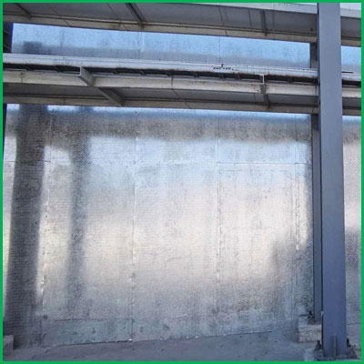 芭乐视频黄在线观看建築為山東商貿公司現場施工安裝非保溫型芭乐视频成人污在线免费牆